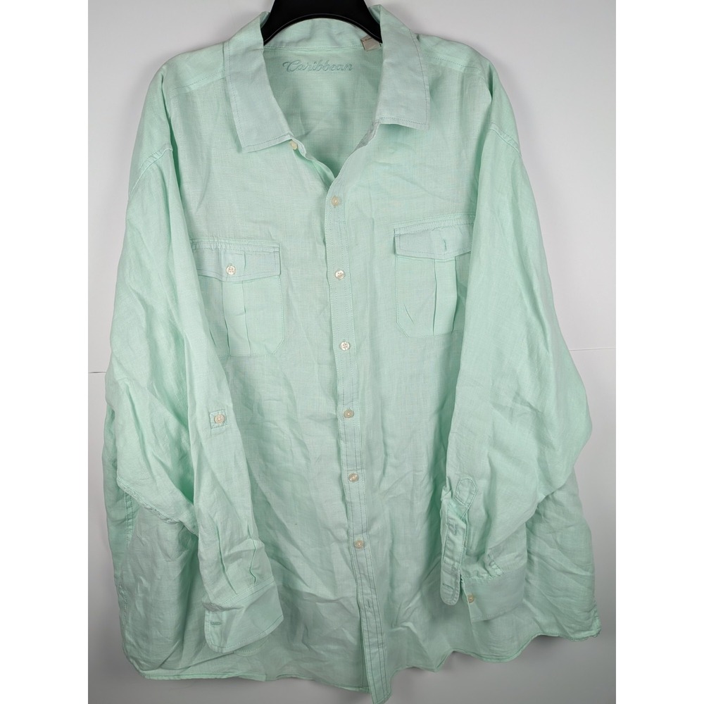 Tommy Bahama/Caribbean Shirt Bundle XXL Linen Island Men's Lot Of 3 - Picture 2 of 16